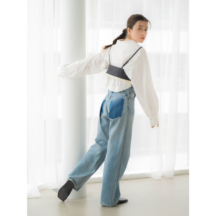 カットオフデザインビスチェ | Ungrid | 詳細画像8 