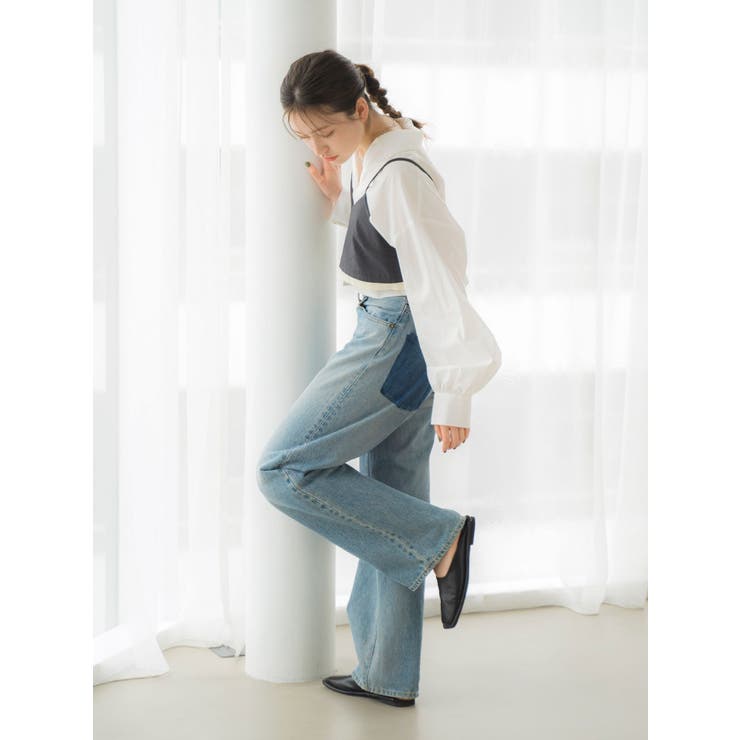 カットオフデザインビスチェ | Ungrid | 詳細画像9 