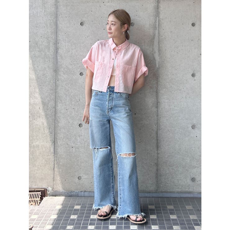 シアービックハーフスリーブシャツ | Ungrid | 詳細画像3 