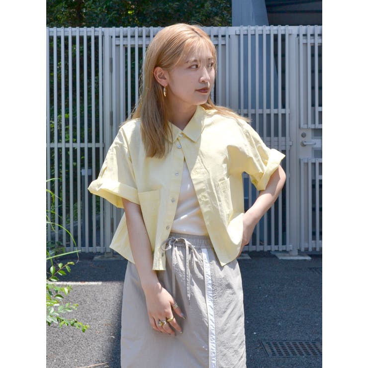 シアービックハーフスリーブシャツ | Ungrid | 詳細画像5 