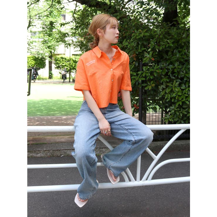 刺繍ハーフスリーブシャツ | Ungrid | 詳細画像15 