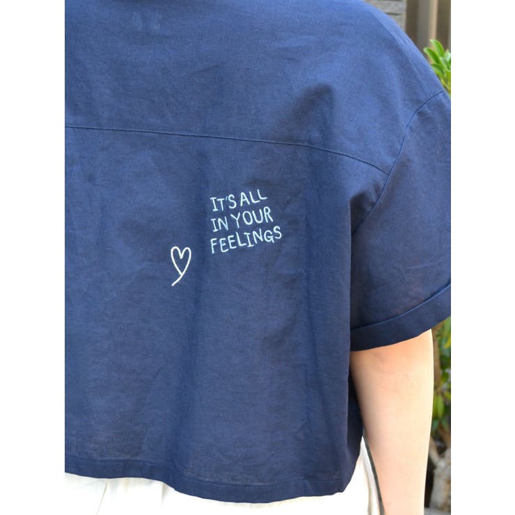 刺繍ハーフスリーブシャツ | Ungrid | 詳細画像17 