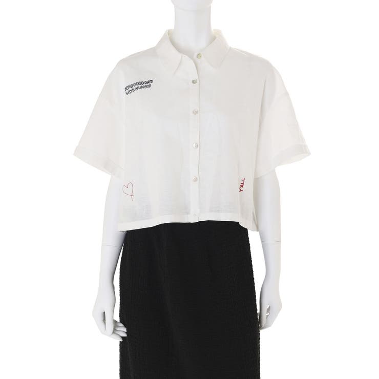 刺繍ハーフスリーブシャツ | Ungrid | 詳細画像27 