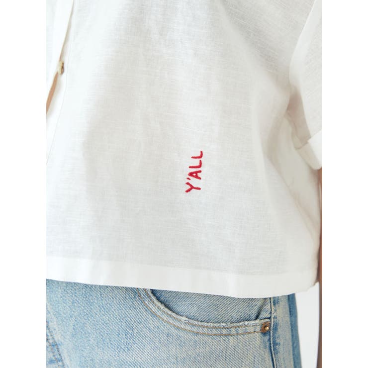 刺繍ハーフスリーブシャツ | Ungrid | 詳細画像8 