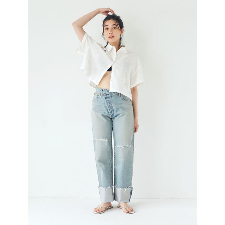 刺繍ハーフスリーブシャツ | Ungrid | 詳細画像9 