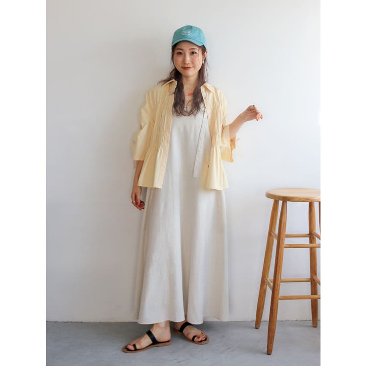 ギャザーデザインハーフスリーブシャツ | Ungrid | 詳細画像33 