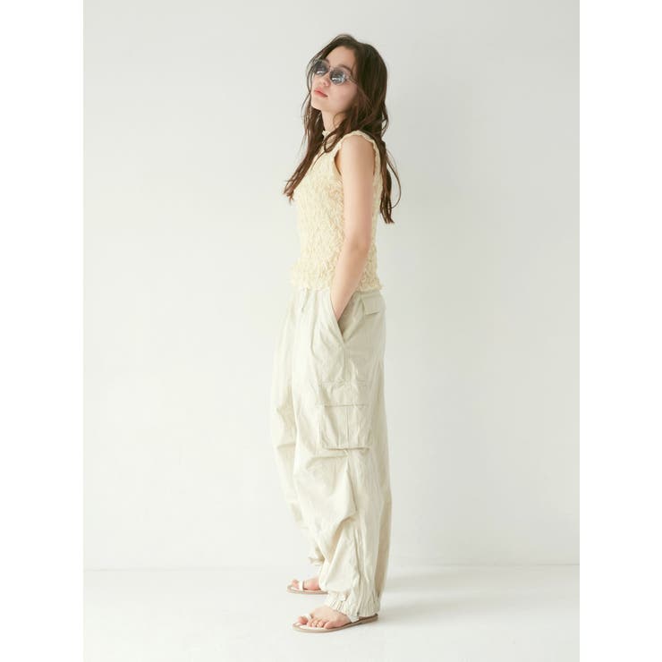 ジップデザインミリタリーパンツ | Ungrid | 詳細画像19 