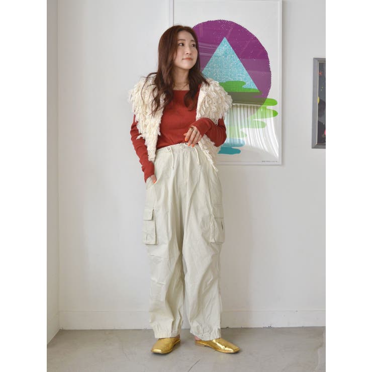 ジップデザインミリタリーパンツ | Ungrid | 詳細画像48 