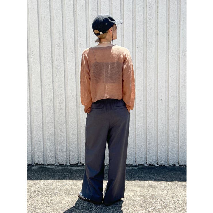 カットオフデザインラフタックパンツ | Ungrid | 詳細画像15 