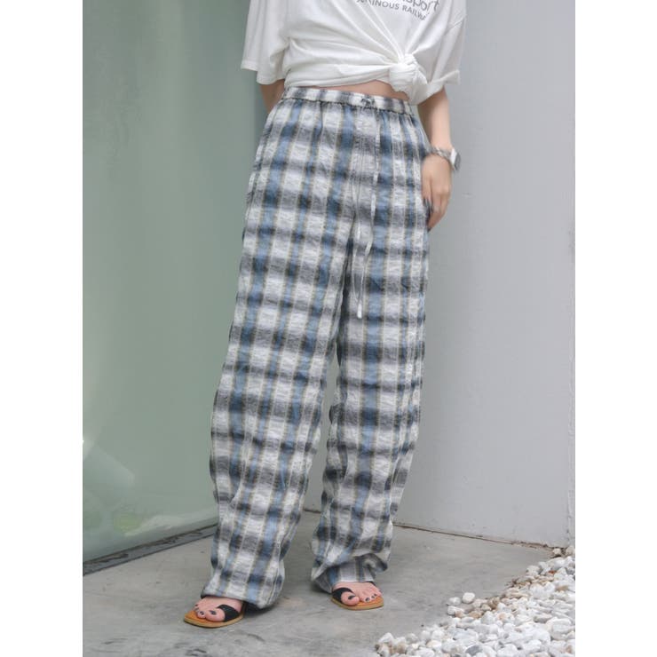 チェックラフパンツ | Ungrid | 詳細画像11 