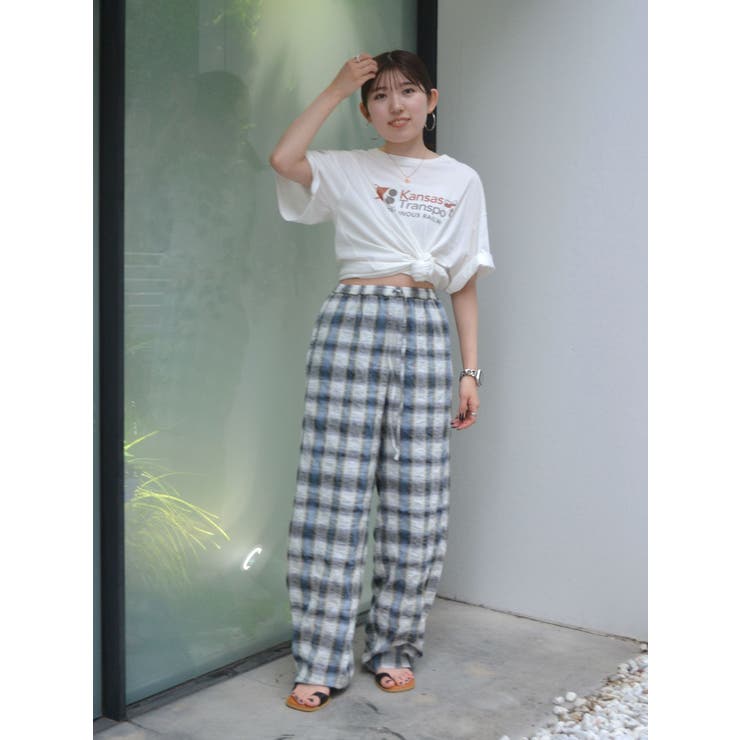 チェックラフパンツ | Ungrid | 詳細画像13 