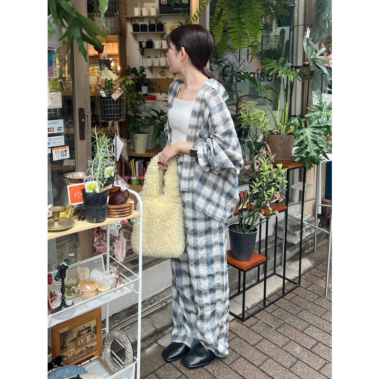 チェックラフパンツ | Ungrid | 詳細画像15 