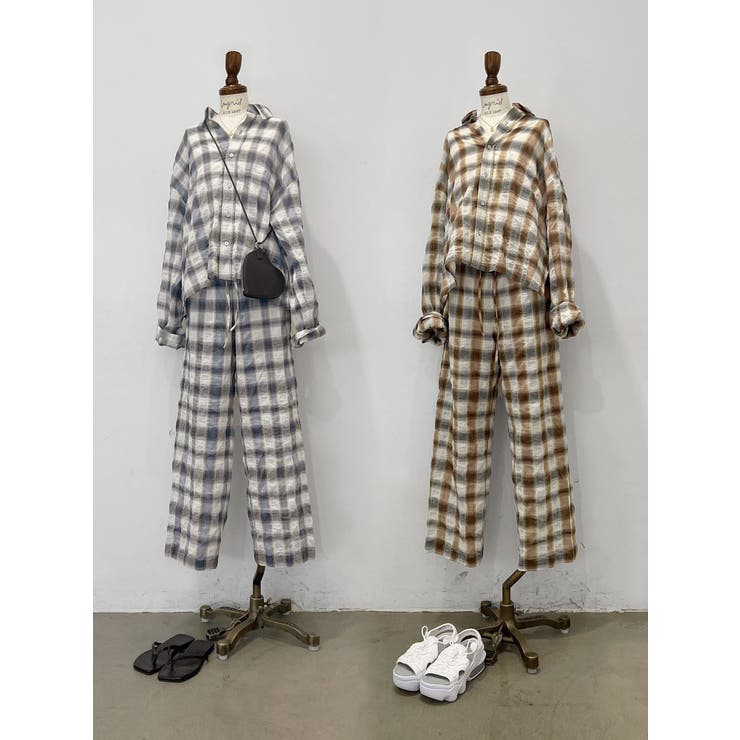 チェックラフパンツ | Ungrid | 詳細画像16 