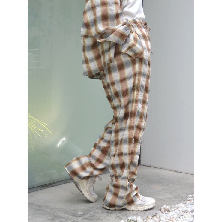 チェックラフパンツ | Ungrid | 詳細画像3 