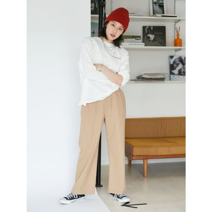 新品【MUUET】 ブラウン MONPEパンツ レディース