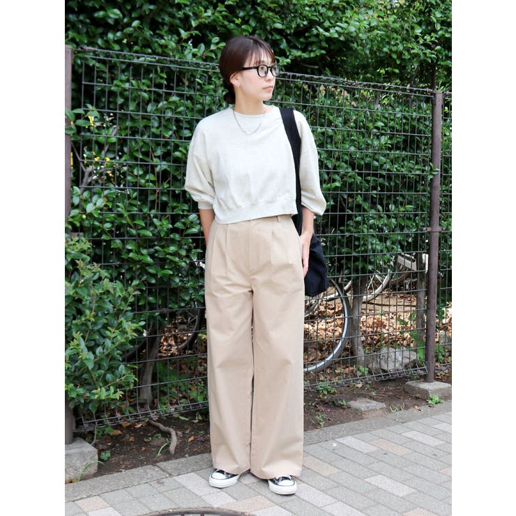 【WEB限定】ツータックチノパンツ | Ungrid | 詳細画像21 