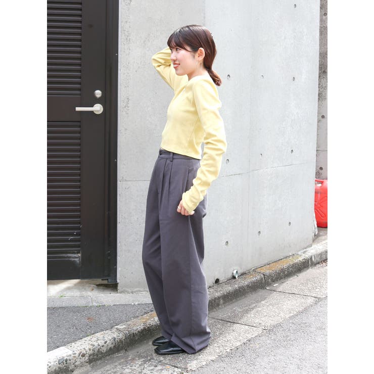 【WEB限定】ツータックチノパンツ | Ungrid | 詳細画像26 