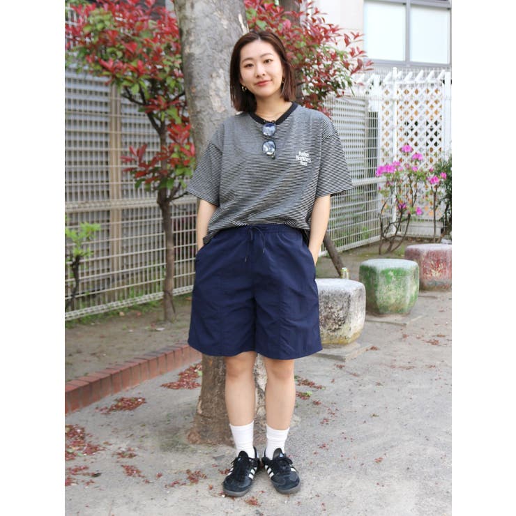 WEB限定】ナイロン混ハーフパンツ[品番：MKSW0058630]｜Ungrid