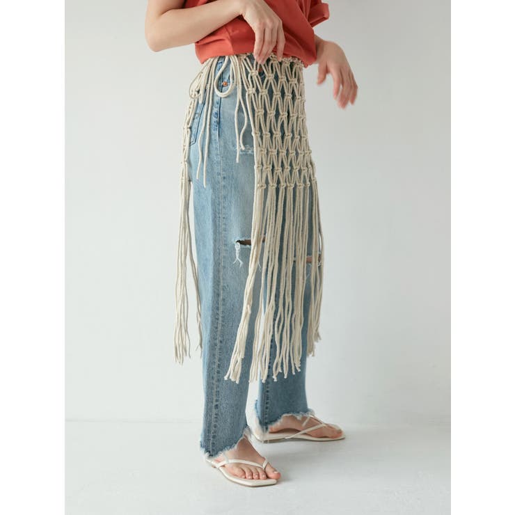 マクラメフリンジスカート | Ungrid | 詳細画像6 