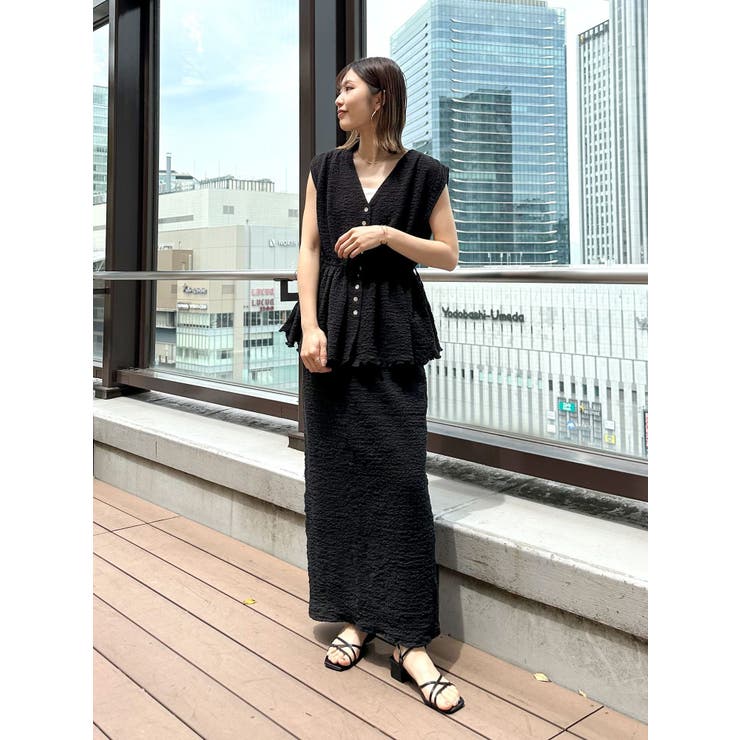 アイライン楊柳スカート【SET UP着用可】 | Ungrid | 詳細画像18 