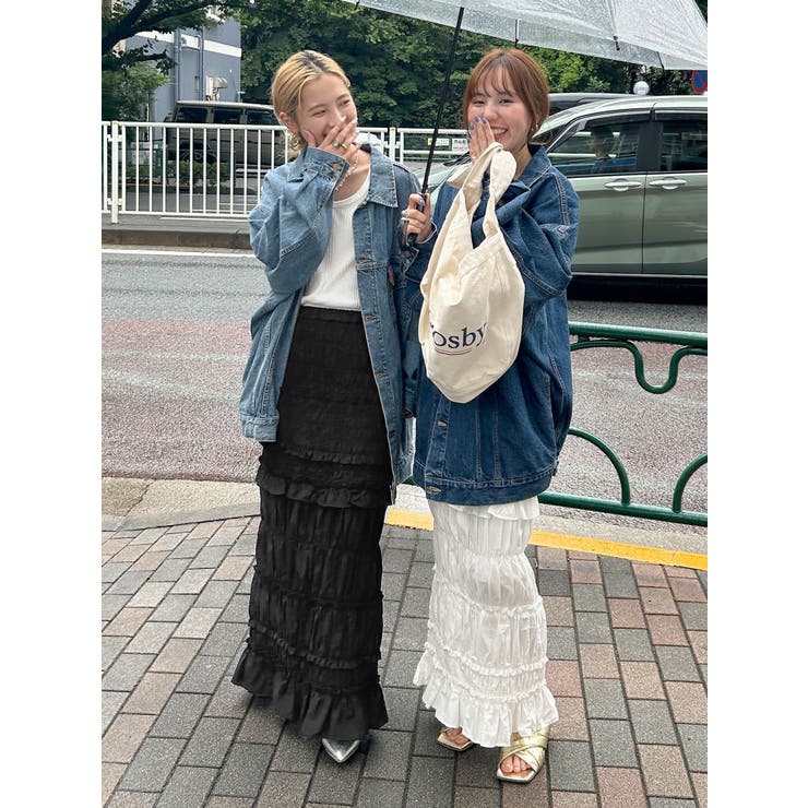 アイラインシャーリングスカート | Ungrid | 詳細画像12 