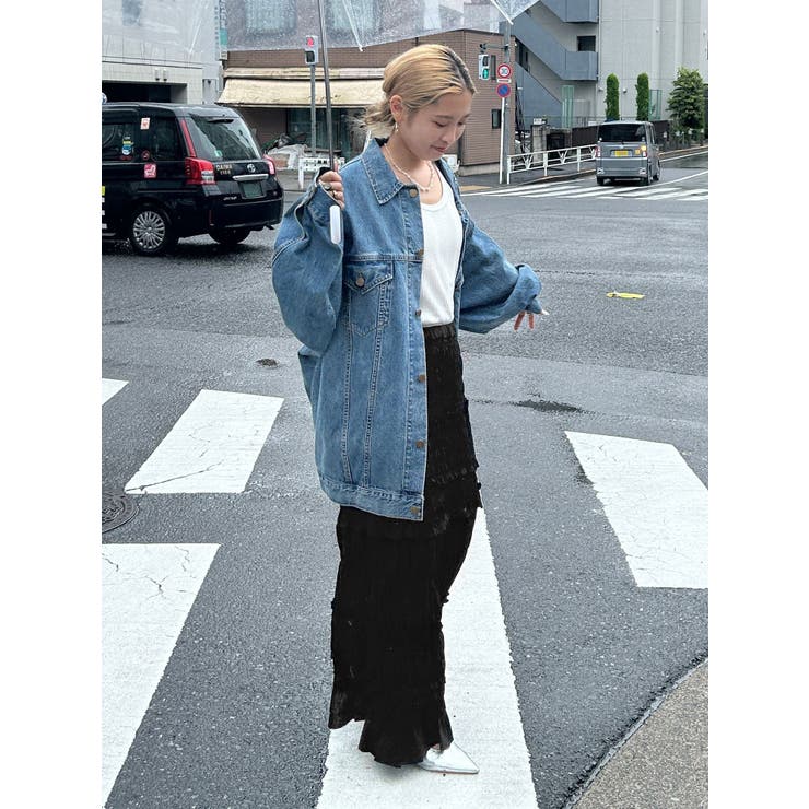 アイラインシャーリングスカート | Ungrid | 詳細画像15 