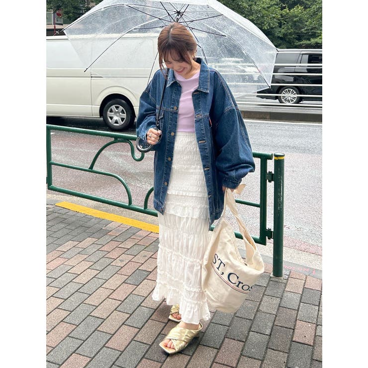 アイラインシャーリングスカート | Ungrid | 詳細画像16 