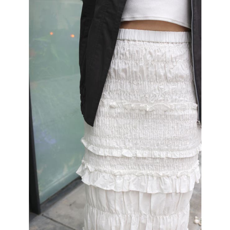 アイラインシャーリングスカート | Ungrid | 詳細画像4 