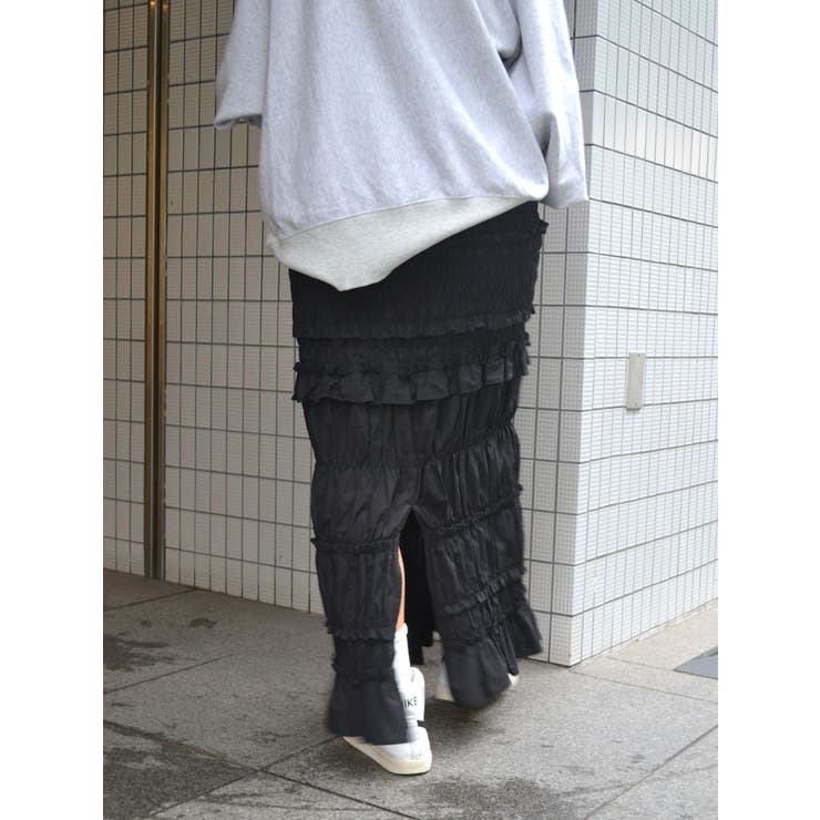 アイラインシャーリングスカート | Ungrid | 詳細画像8 