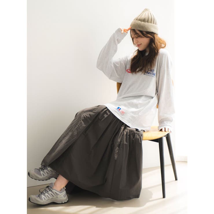 ギャザーデザインスカート[品番：MKSW0059099]｜Ungrid（アン