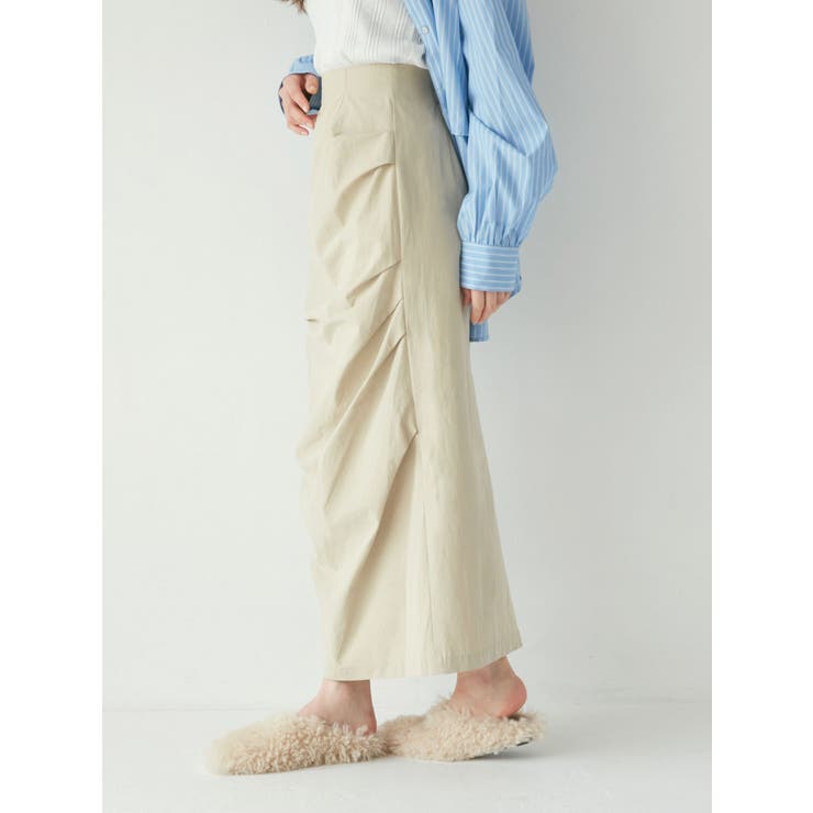 タックデザインアイラインスカート | Ungrid | 詳細画像10 