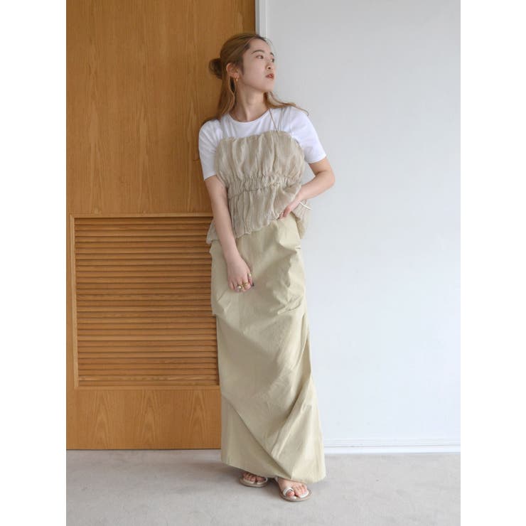 タックデザインアイラインスカート | Ungrid | 詳細画像18 