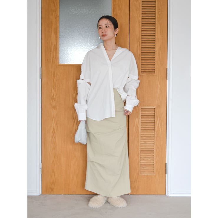 タックデザインアイラインスカート | Ungrid | 詳細画像22 