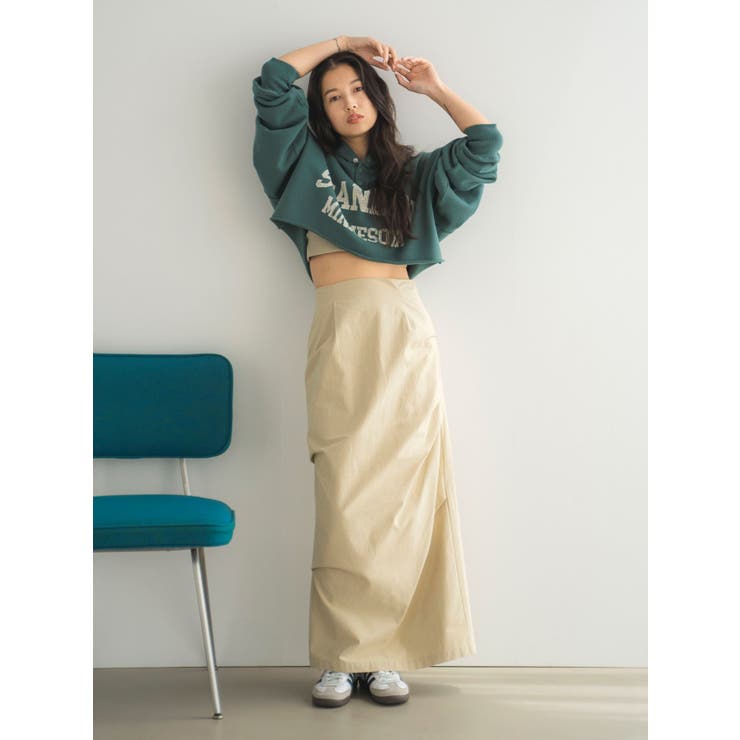 タックデザインアイラインスカート | Ungrid | 詳細画像8 