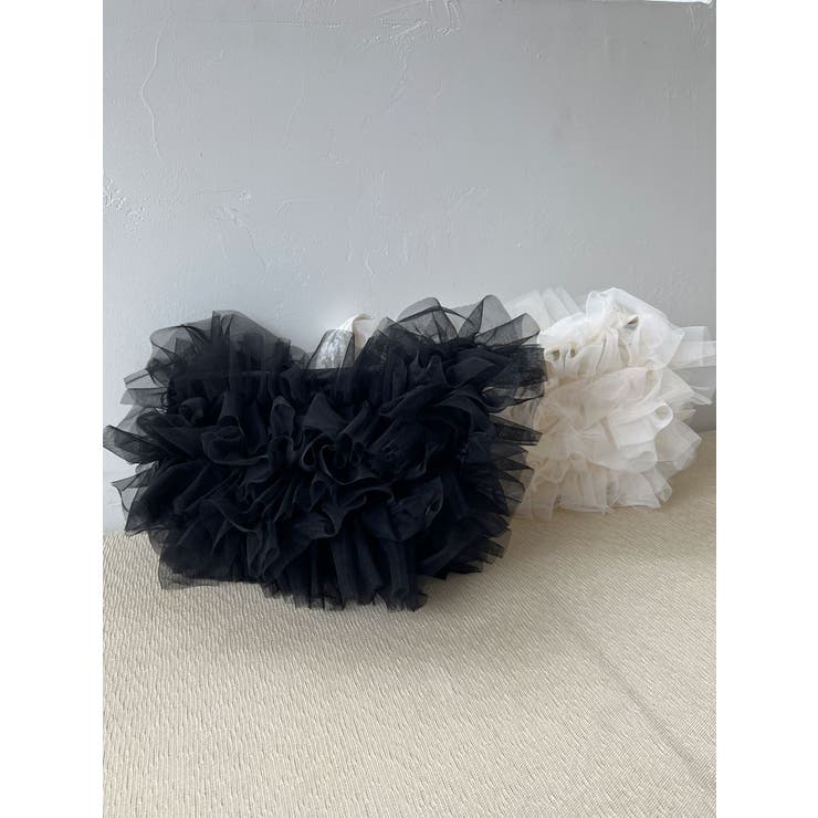 チュールコンビベロアショルダーバッグ | Ungrid | 詳細画像19 