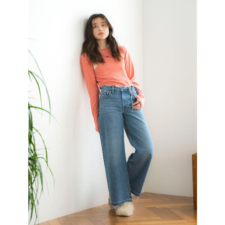 Levi's別注 XL STRAIGHTダメージデニム[品番：MKSW0059575