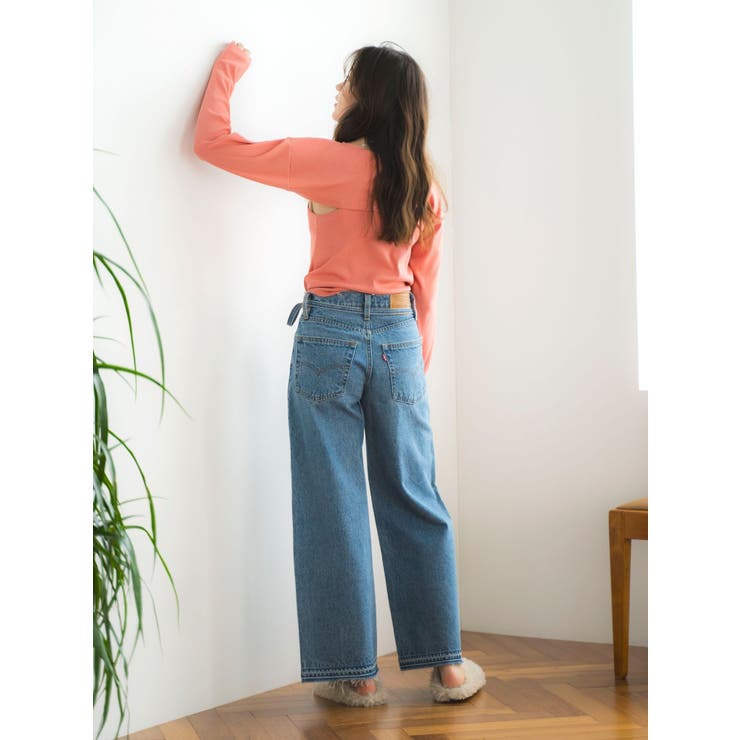 Levi's別注 XL STRAIGHTダメージデニム[品番：MKSW0059575