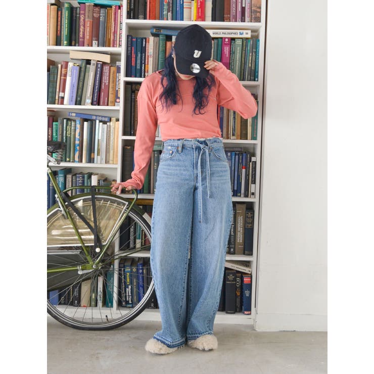 Levi's別注 XL STRAIGHTダメージデニム[品番：MKSW0059575