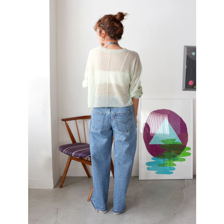 Levi's別注 XL STRAIGHTダメージデニム[品番：MKSW0059575