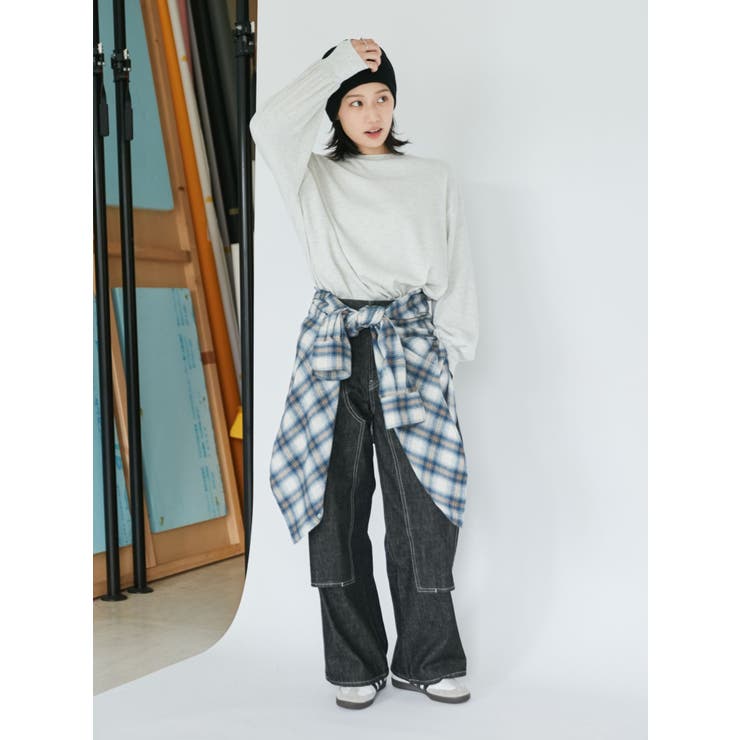 ダブルニーデザインデニム | Ungrid | 詳細画像2 