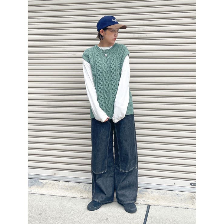 ダブルニーデザインデニム | Ungrid | 詳細画像45 