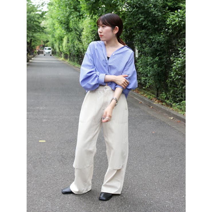 ダブルニーデザインデニム | Ungrid | 詳細画像48 