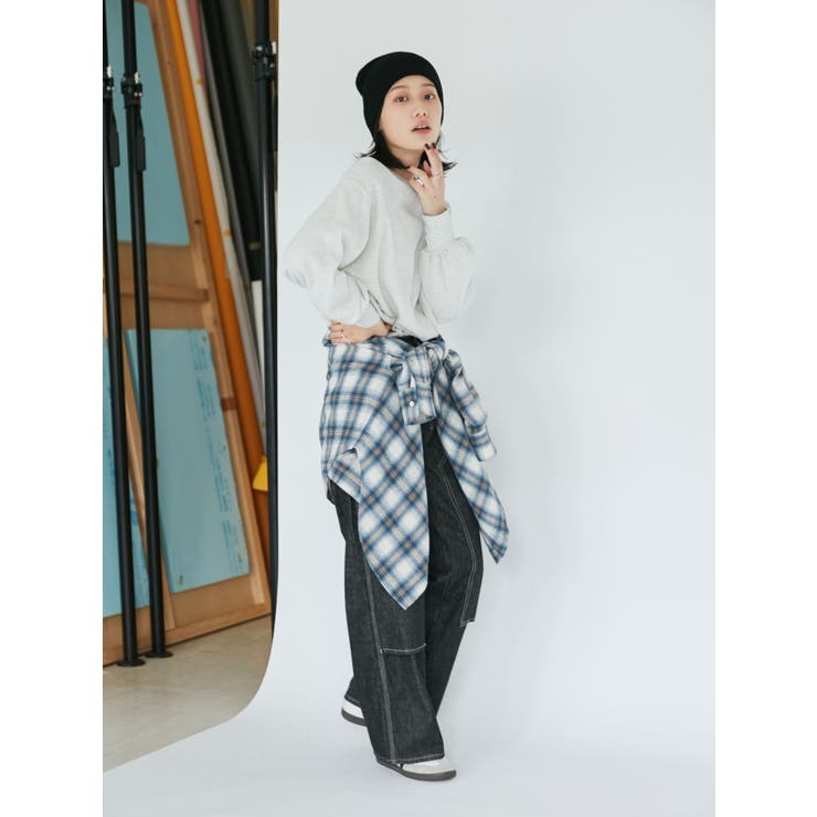 ダブルニーデザインデニム | Ungrid | 詳細画像7 