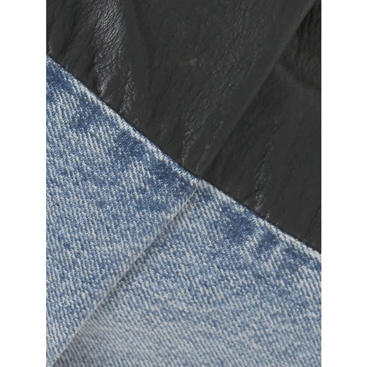 フェイクレザードッキングデニム | Ungrid | 詳細画像19