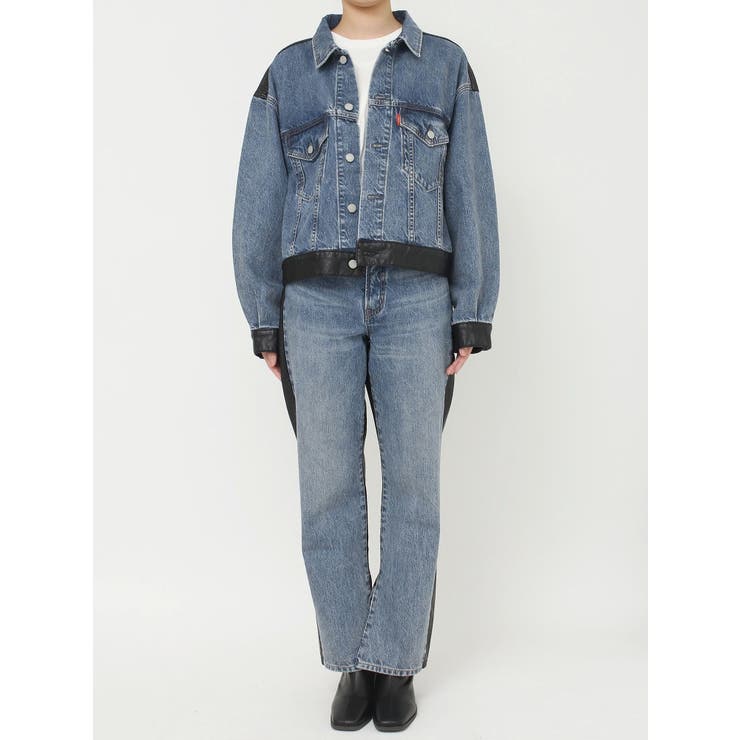 フェイクレザードッキングデニム | Ungrid | 詳細画像20