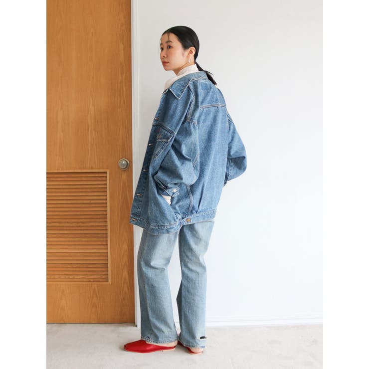 ハイウエストルーズストレートデニム | Ungrid | 詳細画像10 