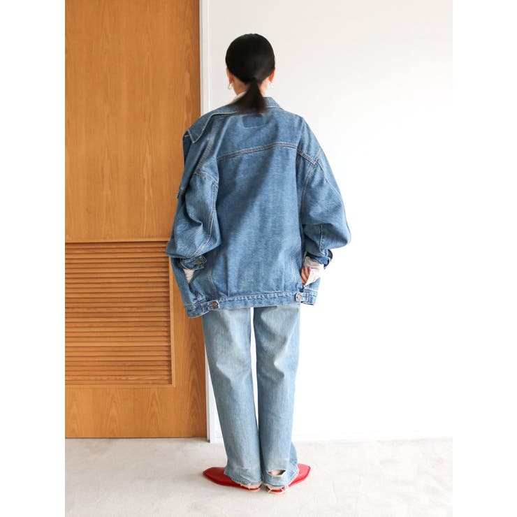 ハイウエストルーズストレートデニム | Ungrid | 詳細画像21 