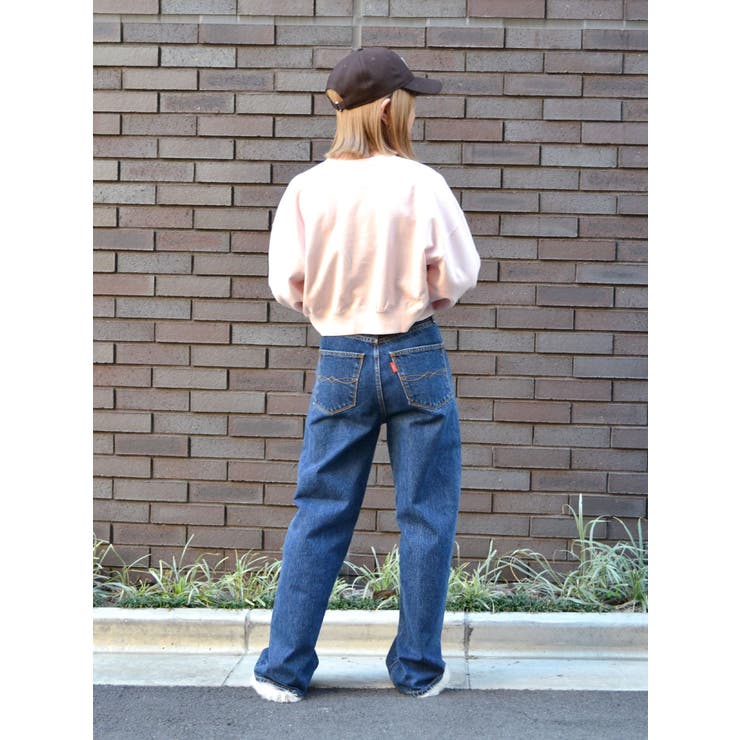 ハイウエストルーズストレートデニム[品番：MKSW0058964