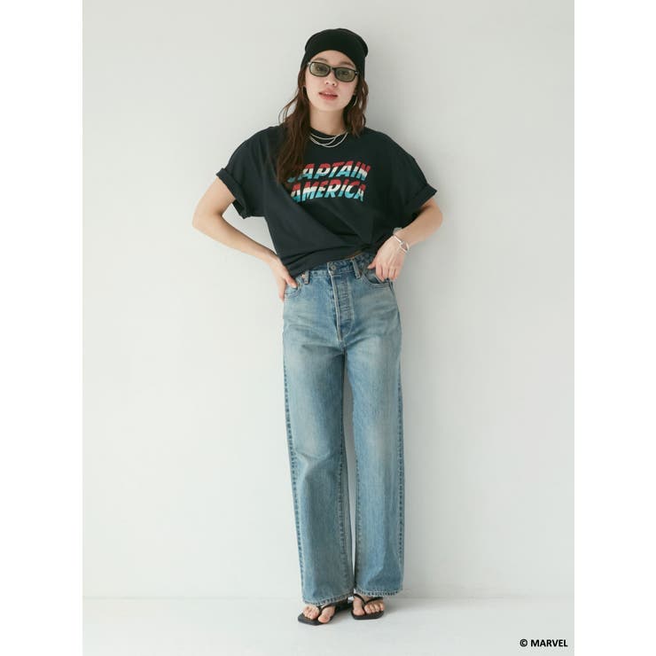 ハイウエストルーズストレートデニム | Ungrid | 詳細画像5 