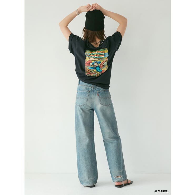 ハイウエストルーズストレートデニム | Ungrid | 詳細画像7 